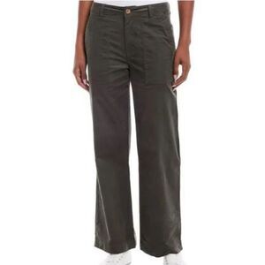 Weatherproof Vintage Ladies' Wide Leg Corduroy Pants, Olive 8,NWT